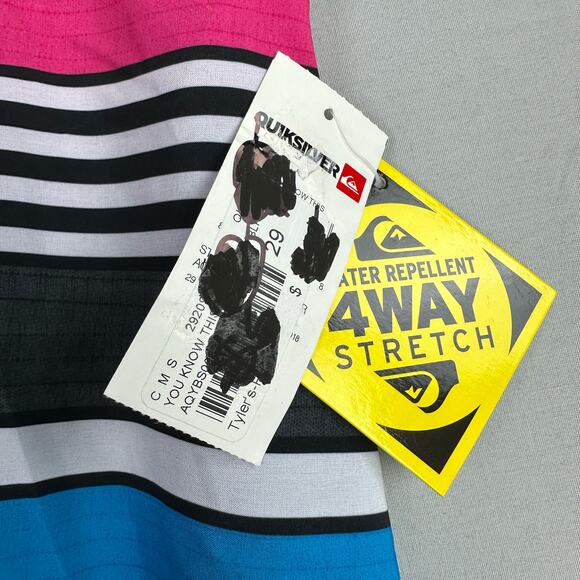 Quiksilver You Know This Men’s 29 Board Shorts Stretch Stripes - Picture 7 of 8